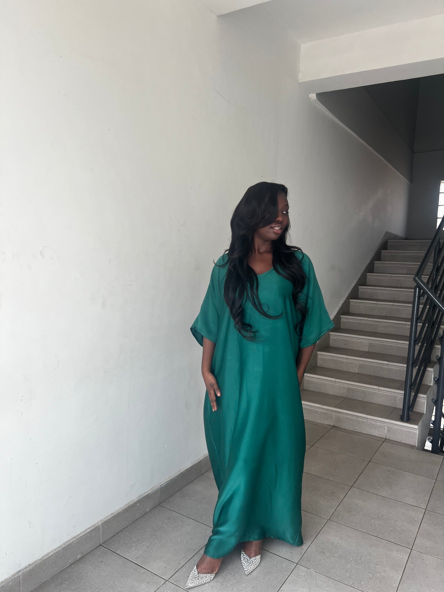 Green Bubu - Made with Paradise Silk