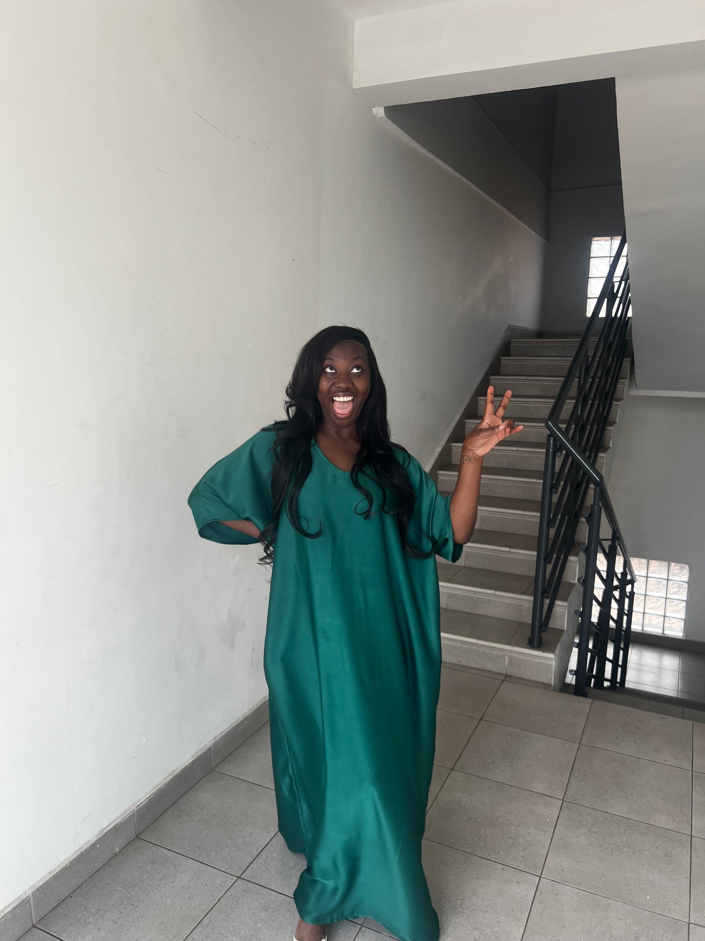 Green Bubu - Made with Paradise Silk