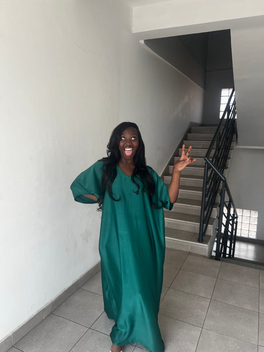 Green Bubu - Made with Paradise Silk